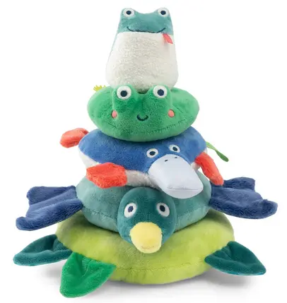 Animaux Empilables en Tissu La Mare aux Grenouilles, Moulin Roty