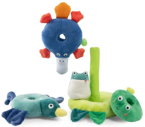 Animaux Empilables en Tissu La Mare aux Grenouilles, Moulin Roty – Image 3