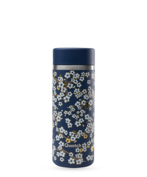 Alternative view of Théière Isotherme Flowers Bleu Nuit 400 ml avec Infuseur Inox, Qwetch