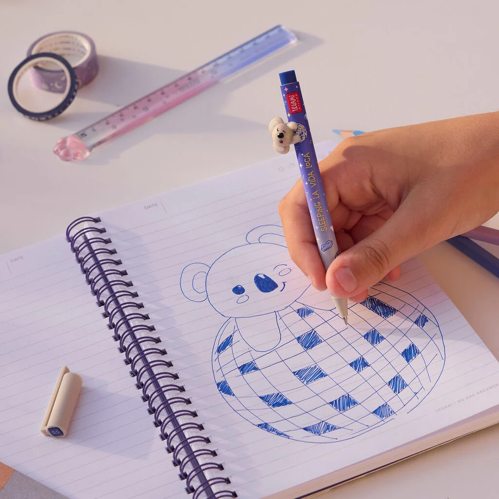 Stylo Gel avec Animal Décoratif Koala « Sleeping la Vida Loca » – Lovely Friends, Legami – Image 2