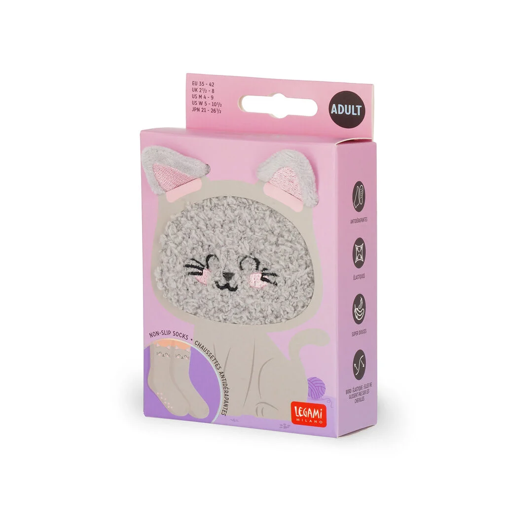 Chaussettes Antidérapantes Adulte Kitty - It's a Match!, Legami