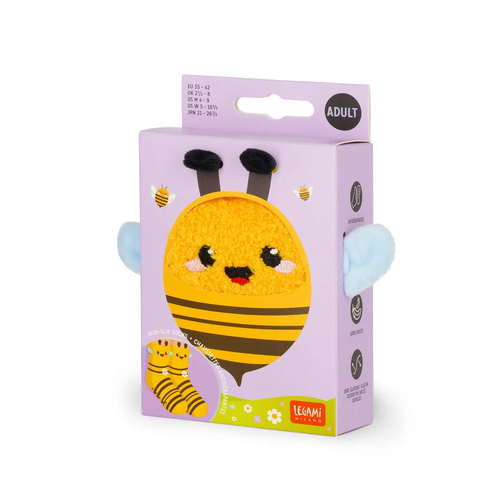 Chaussettes Antidérapantes Adulte Bee It's a Match!, Legami
