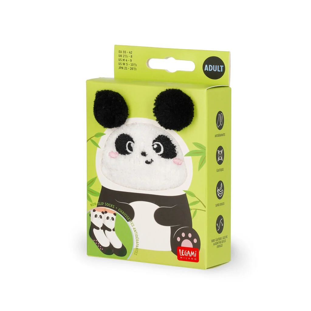Chaussettes Antidérapantes Adulte Panda - It's a Match!, Legami