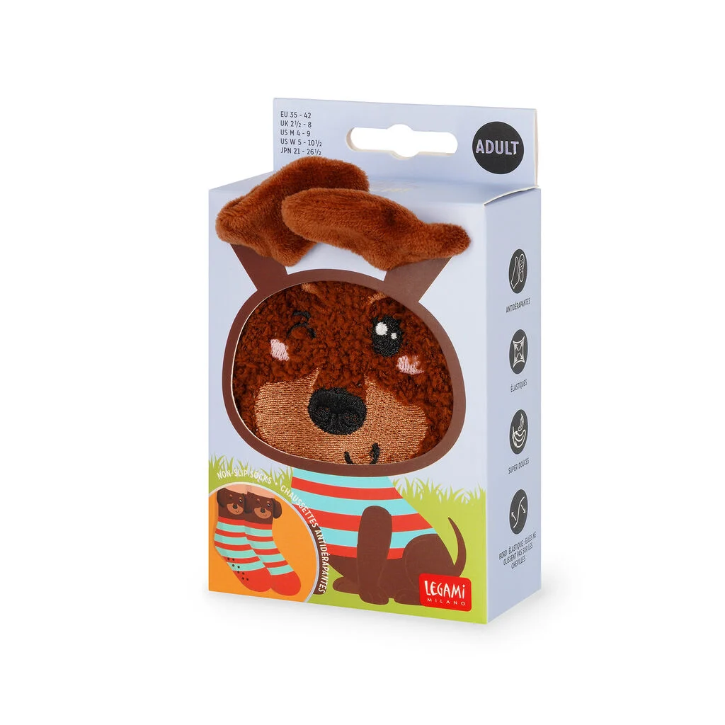 Chaussettes Antidérapantes Adulte Dachshund - It's a Match!, Legami