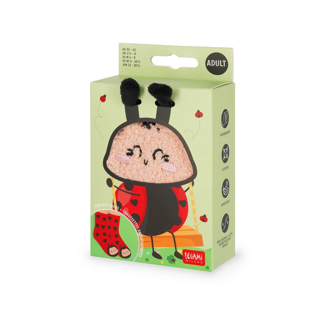 Chaussettes Antidérapantes Adulte Ladybug - It's a Match!