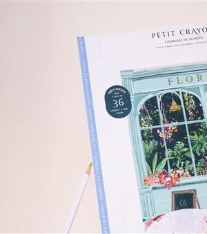 Alternative view of Coffret Coloriage au Numéro Petit Crayon Façades Flora, La Petite Epicerie