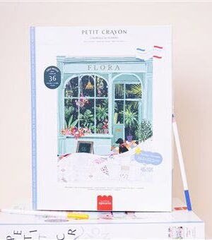 Coffret Coloriage au Numéro Petit Crayon Façades Flora, La Petite Epicerie – Image 3
