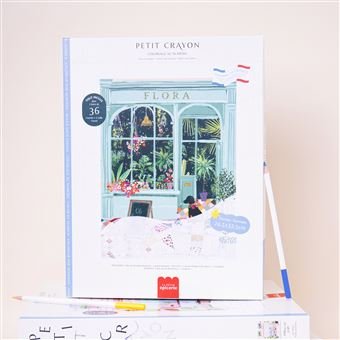 Coffret Coloriage au Numéro Petit Crayon Façades Flora, La Petite Epicerie – Image 3