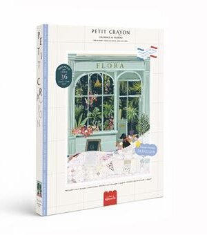 Coffret Coloriage au Numéro Petit Crayon Façades Flora, La Petite Epicerie
