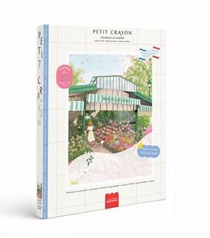 Coffret Coloriage au Numéro Petit Crayon Façades La Saison des Fleurs, La Petite Epicerie