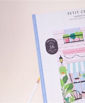 Alternative view of Coffret Coloriage au Numéro Petit Crayon Façades Morning Spot, La Petite Epicerie