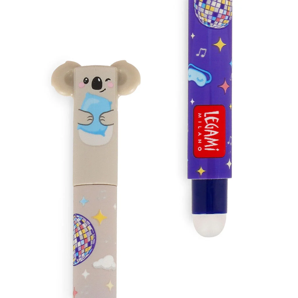 Stylo à Encre Gel Effaçable Koala « Sleeping la Vida Loca », Legami – Image 3