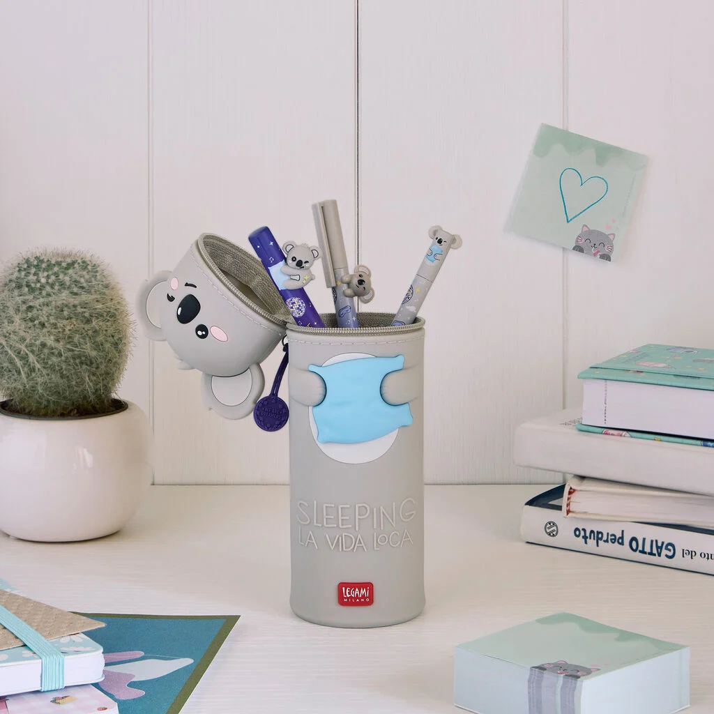 Stylo à Encre Gel Effaçable Koala « Sleeping la Vida Loca », Legami – Image 2