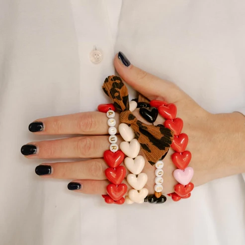 Bracelet Only Beige & Maxi Nœud Léopard, Gaga – Image 4