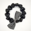 Bracelet GAGA Noir & Nœud Vichy, Gaga
