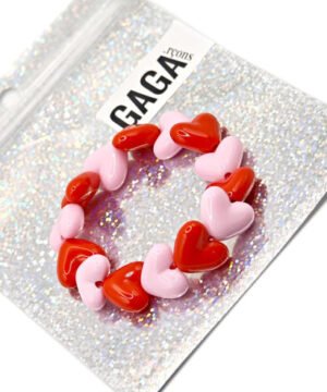 Alternative view of Bracelet Mon Petit Léon Rouge Rose, Gaga