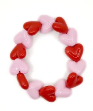Bracelet Mon Petit Léon Rouge Rose, Gaga