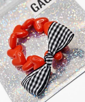 Alternative view of Bracelet GAGA Rouge & Maxi Nœud, Gaga