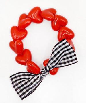 Bracelet GAGA Rouge & Maxi Nœud, Gaga