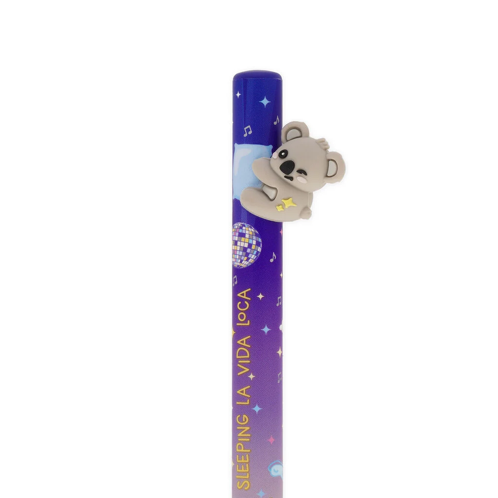 Stylo à Bille Rétractable Koala « Sleeping la Vida Loca » – Free Hugs, Legami – Image 3