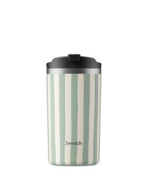 Travel Mug Isotherme Allure Vert Tilleul 350 ml, Qwetch