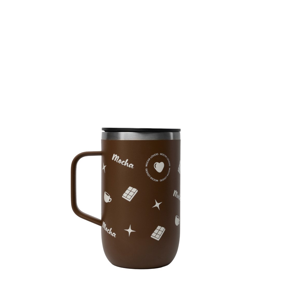 Mug Tisanière Isotherme Cool Club Chocolat 470 ml, Qwetch – Image 2