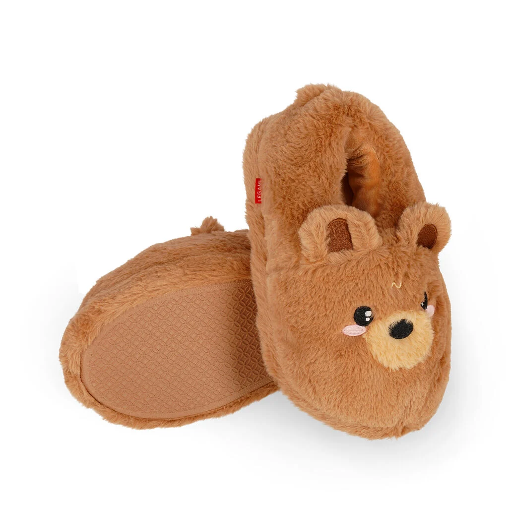 Pantoufles Teddy Bear Medium - Cosy Slippers (du 35 au 38), Legami