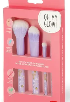 Set de 4 Pinceaux de Maquillage Bee – Oh My Glow! , Legami – Image 3