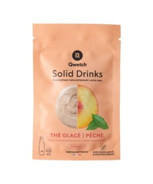 Solid Drinks Thé Glacé Pêche 12 Pastilles, Qwetch