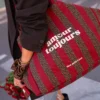 Cabas XXL Rayures Léopard Cherry - amour toujours, Mon Petit Léon