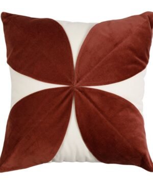 Coussin Florilene Prune 45 x 45 cm, Yliades