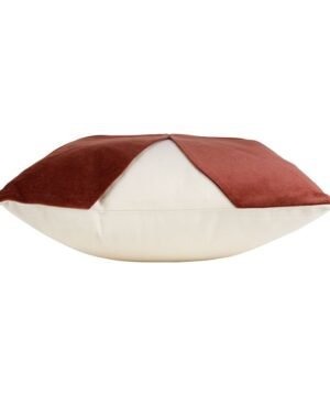 Alternative view of Coussin Florilene Prune 45 x 45 cm, Yliades