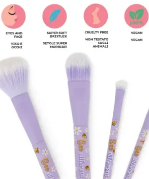Alternative view of Set de 4 Pinceaux de Maquillage Bee – Oh My Glow! , Legami