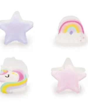 Alternative view of Set de 4 Mini Barrettes à Cheveux unicorn – Clip Me Up!, Legami