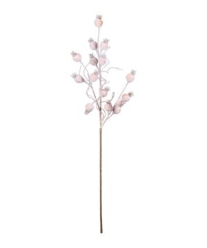 Fleur Poppy Rose Pâle H86 cm, Yliades