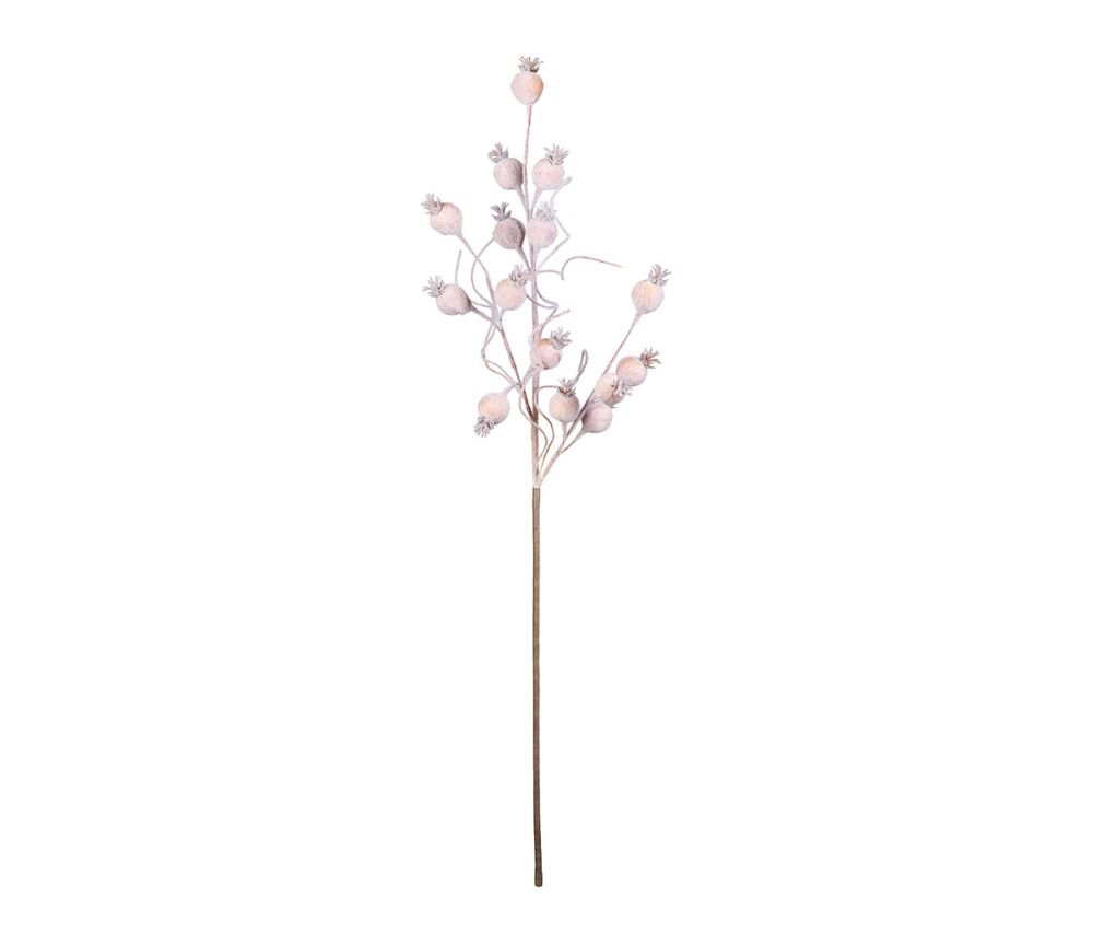 Fleur Poppy Rose Pâle H86 cm, Yliades