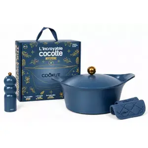 Coffret de Noël L’Incroyable Cocotte Myrtille 28 cm, Cookut