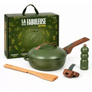 La Fabuleuse Poêle 24 cm Fougère – Édition Noël, Cookut