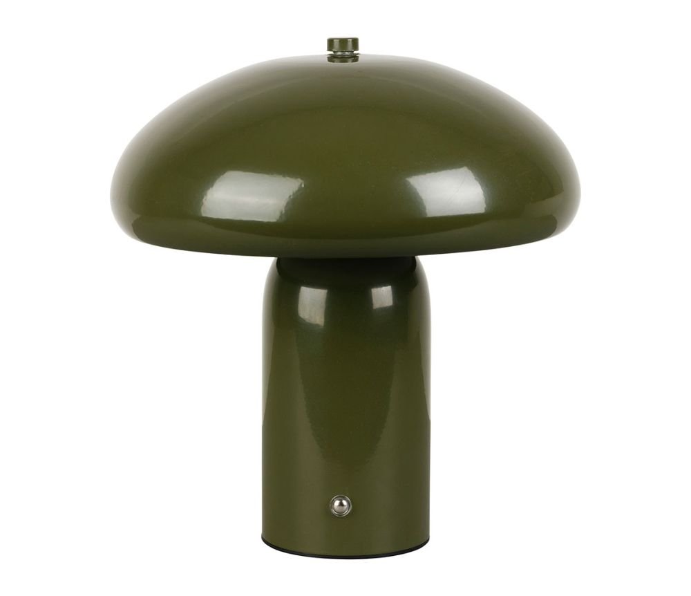 Lampe LED Tactile Chromatic Kaki D22 x H23 cm, Yliades