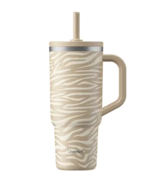 Travel Cup Isotherme Wild Zebra Lin 900 ml, Qwetch