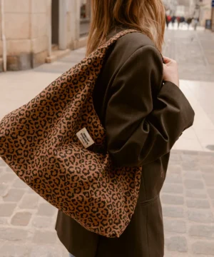 Sac ALMA Léopard Marron Amour Toujours, Mon Petit Léon