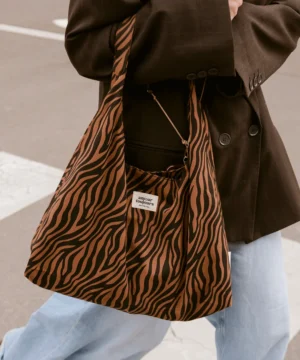 Sac ALMA Zèbre Marron Amour Toujours, Mon Petit Léon