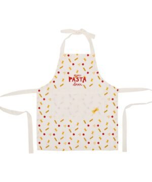 Tablier Enfant Brodé Kitchfun Écru Rouge Jaune, Yliades