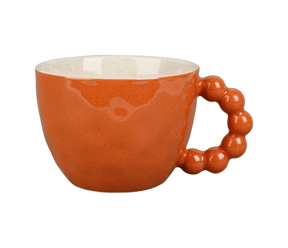 Tasse Déjeuner Organic Terra Moucheté 50 cl, Yliades