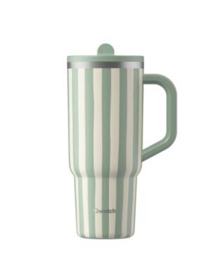 Travel Cup Isotherme Allure Vert Tilleul 900 ml, Qwetch