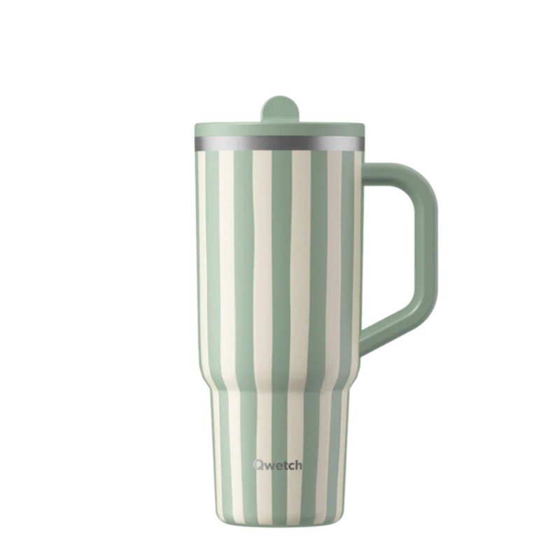 Travel Cup Isotherme Allure Vert Tilleul 900 ml, Qwetch