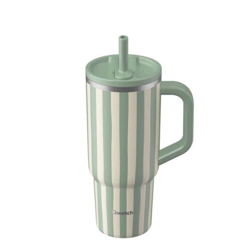 Travel Cup Isotherme Allure Vert Tilleul 900 ml, Qwetch – Image 2