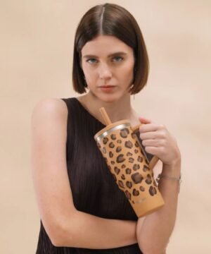 Alternative view of Travel Cup Isotherme Wild Leo 900 ml, Qwetch