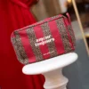 Trousse de Toilette Rayé cherry et léopard, Mon Petit Léon