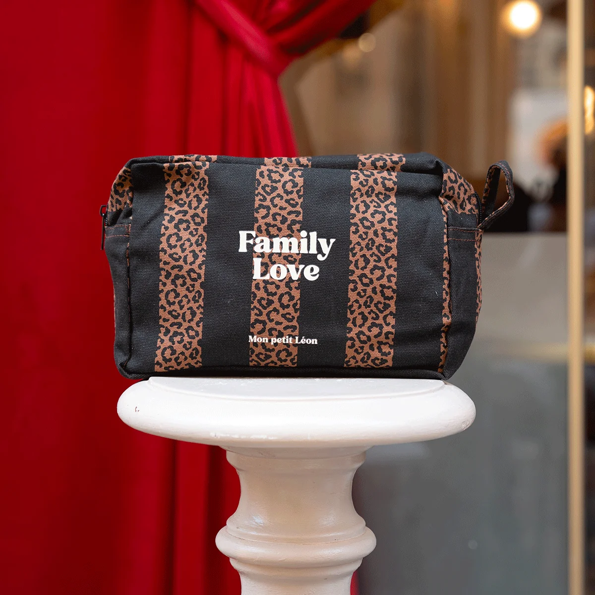 Trousse de Toilette Rayé Family Love, Mon Petit Léon